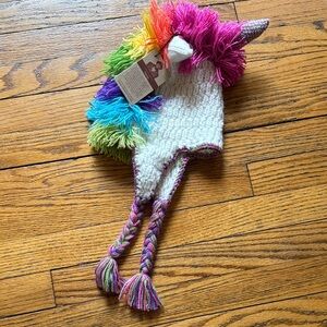 Andes kids Colorful Unicorn Knit Hat for Kids